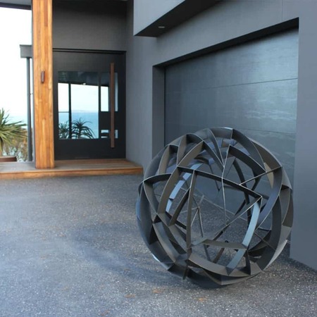 Axis-120cm-POWDER-COATED-STAINLESS-[outdoor,stainless-steel]paul-mutimer-garden-sculpture-out-door-garden-sphere-art