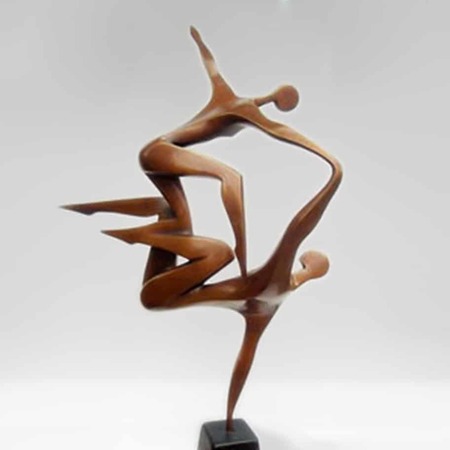 bronze figurative sculpture