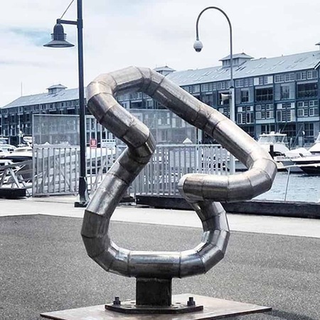 Much-like-Water--300x170cm---FABRICATED-STEEL-PIPE-[outdoor,landmark]-Tobias Benent,-australian-sculpture-large-oversize