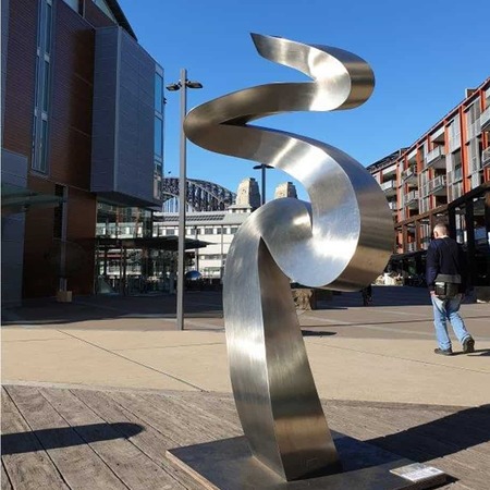 Tranquility-limited-to-6--252x113cm-STAINLESS-STEEL-[stainless-steel,landmark,outdoor]Andrew-Kasper--outdoor-abstract-spiral-garden-sculpture-australian-sculptor