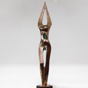 BRONZE-highlight-patina--[tabletop,-bronze,-figurative]-smagarinsky-female-dance-sculpture-australian-artist