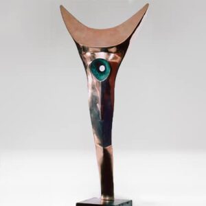 Polished Bronze Sculpture,