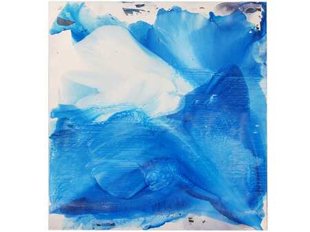 ocean abstract blue canvas art