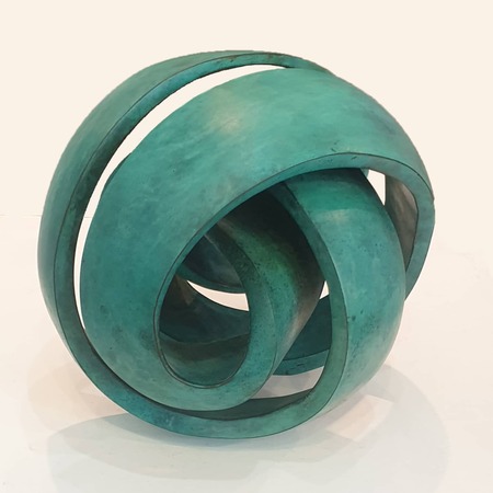 green bronze sculpture interior design