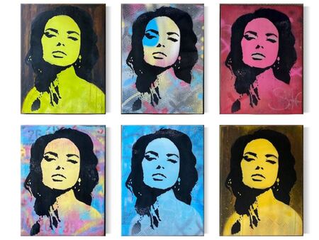 adriana lima art pop-art